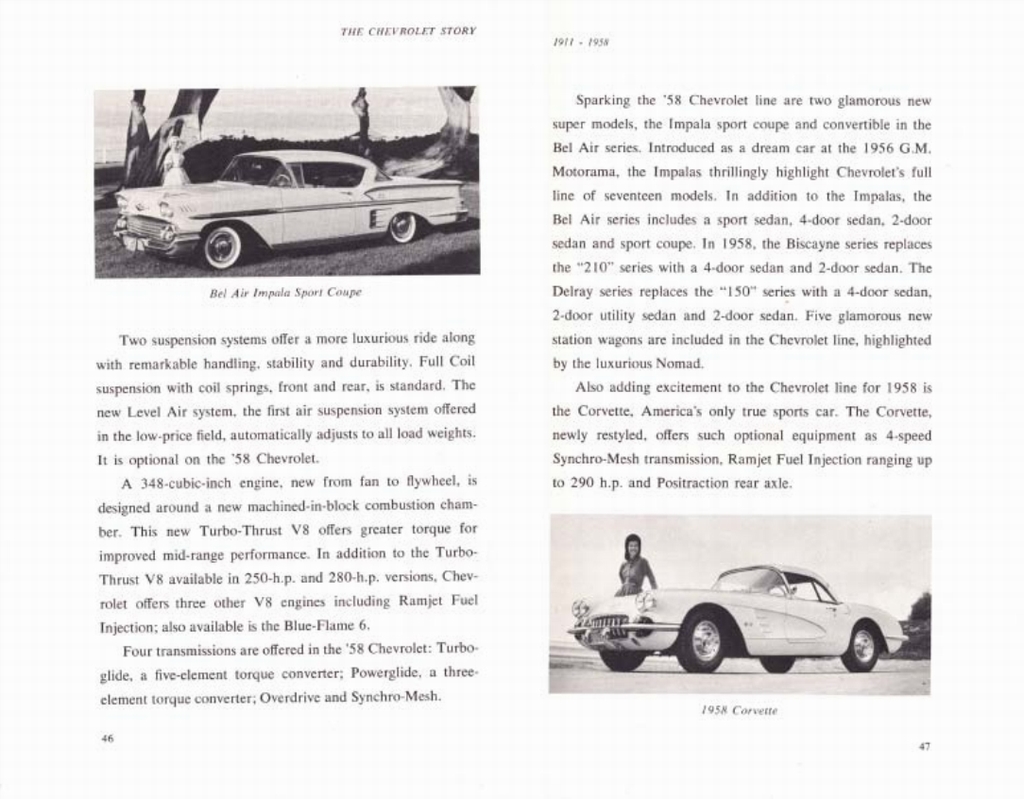 The Chevrolet Story - Published 1958 Page 21